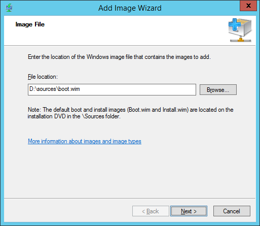 Add Win7PE to WDS 2