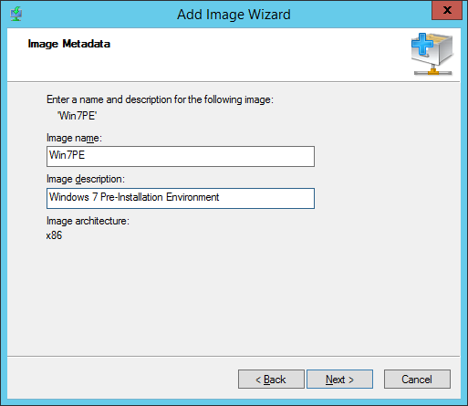 Add Win7PE to WDS 3