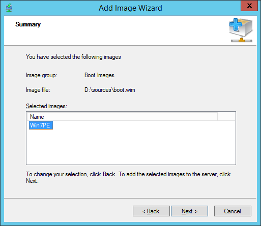 Add Win7PE to WDS 4