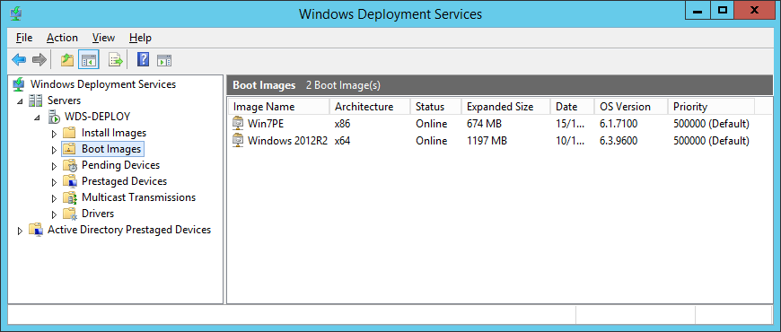 Add Win7PE to WDS 7