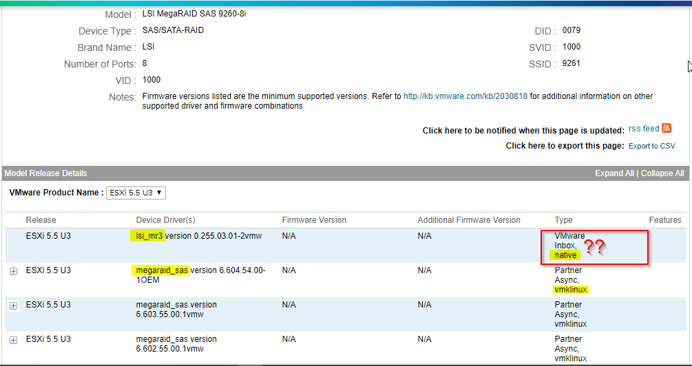 esxi 6.5 raid 0 driver