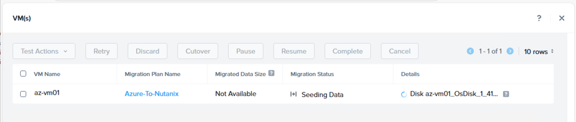 Move Data Seeding