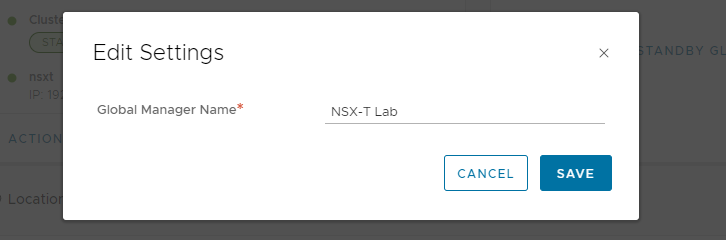 NSX-T Lab Named