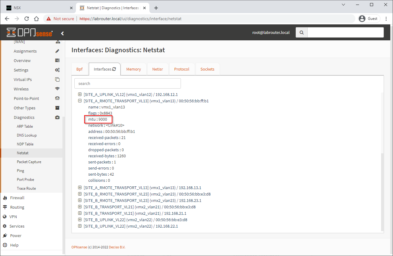 Labrouter Site A RTEP Interface