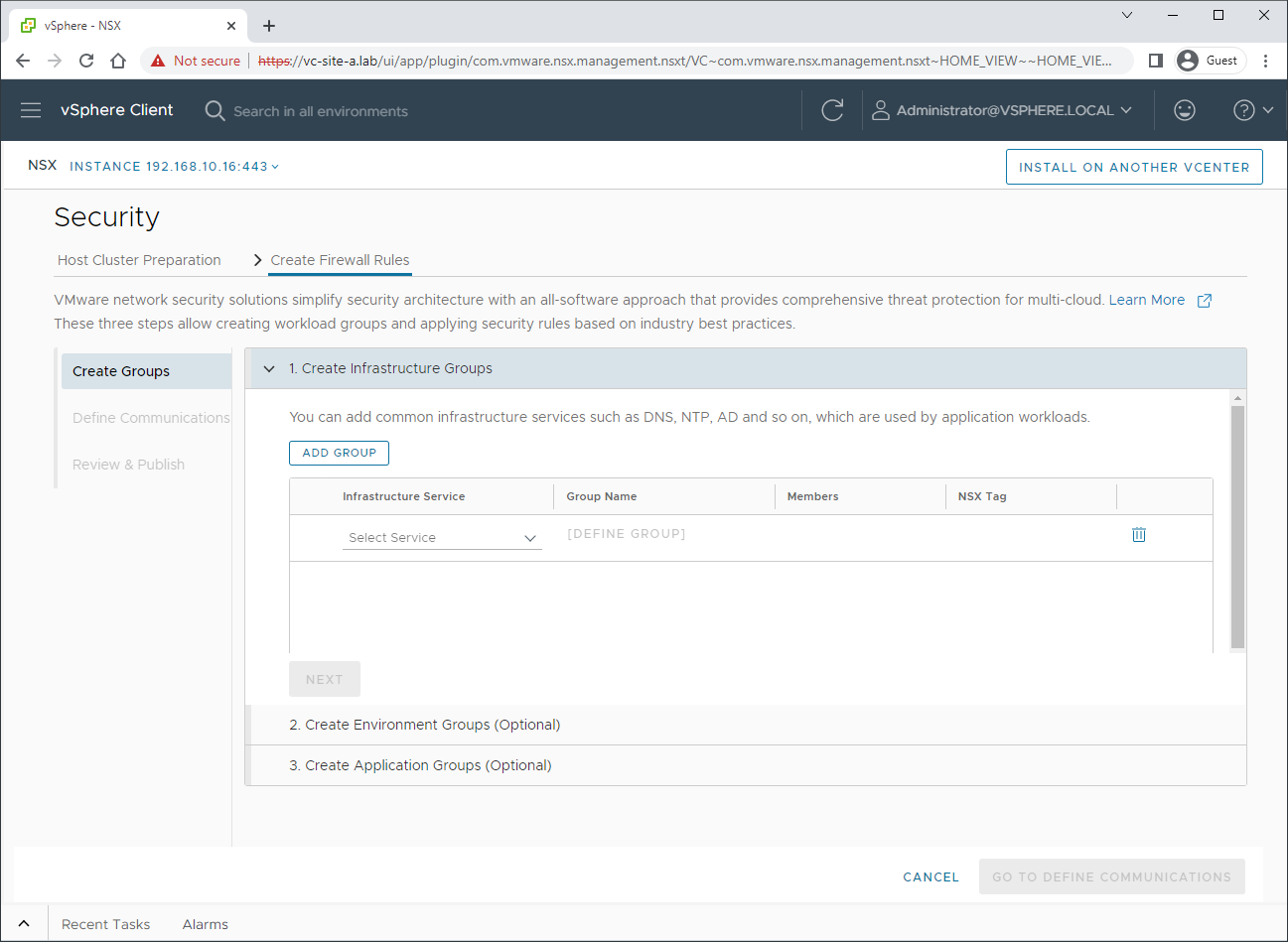 Create Firewall Rules