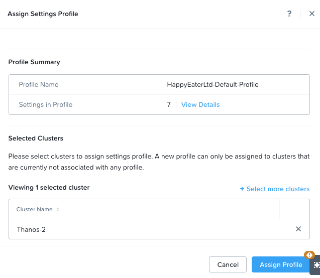 Cluster Profiles Creation 6
