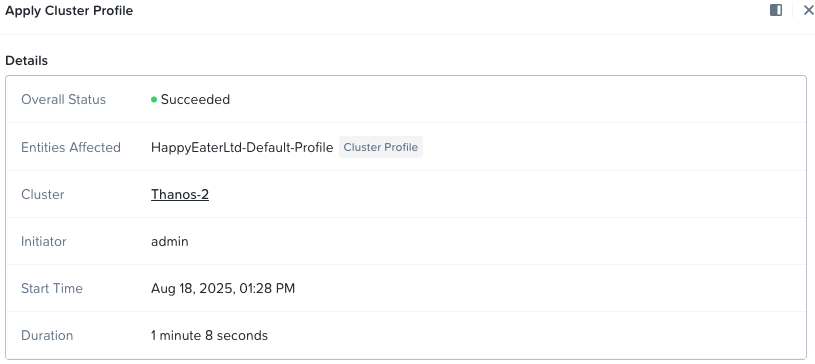Cluster Profiles Creation 7