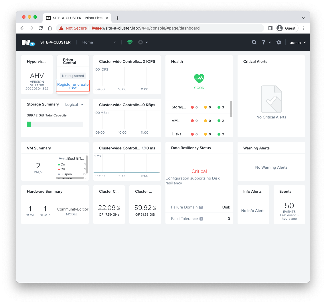 Nutanix Prism Central Deployment – Polar Clouds