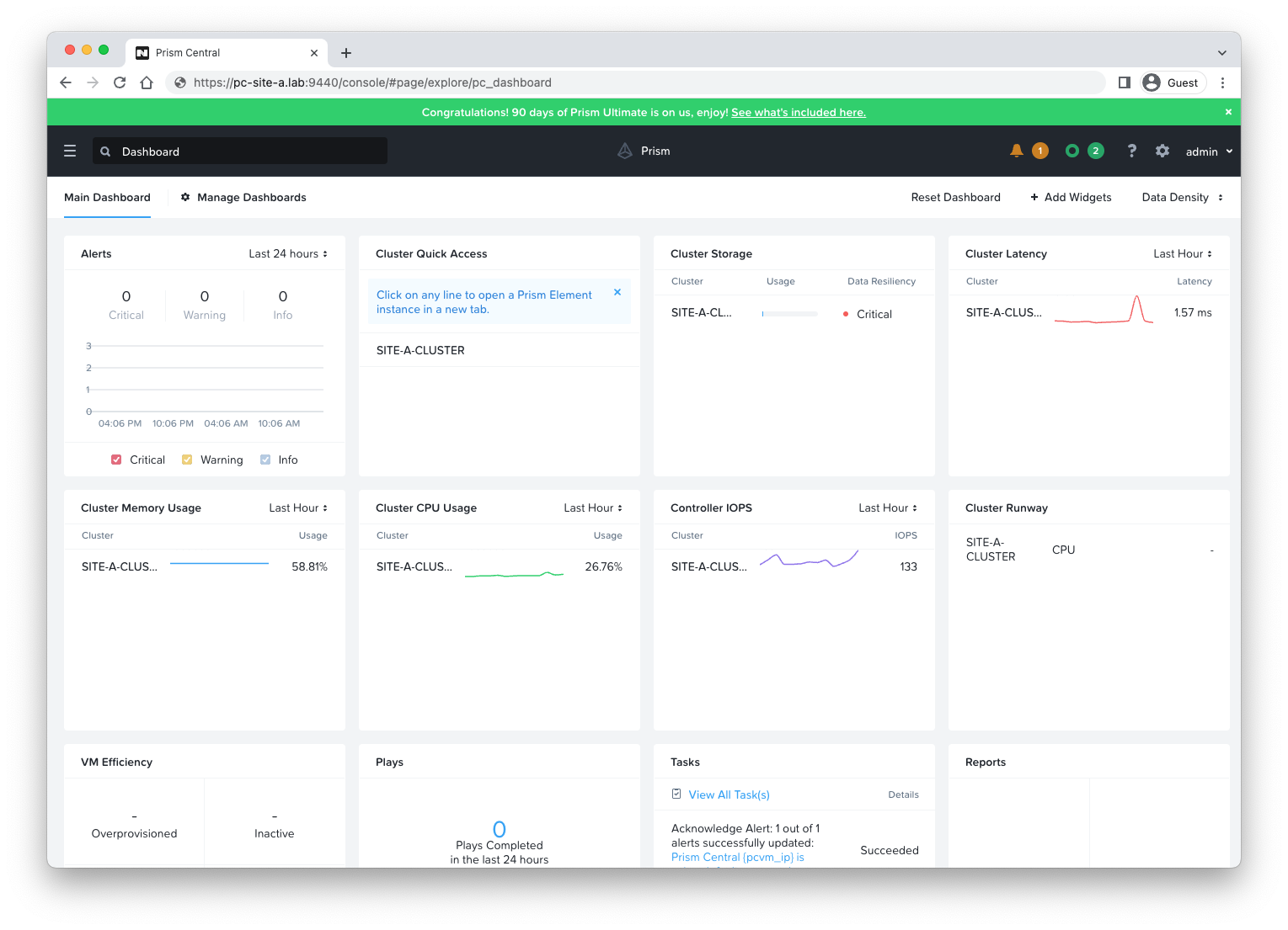 Nutanix Prism Central Deployment – Polar Clouds