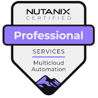 Nutanix Certified Services - Multicloud Automation Professional