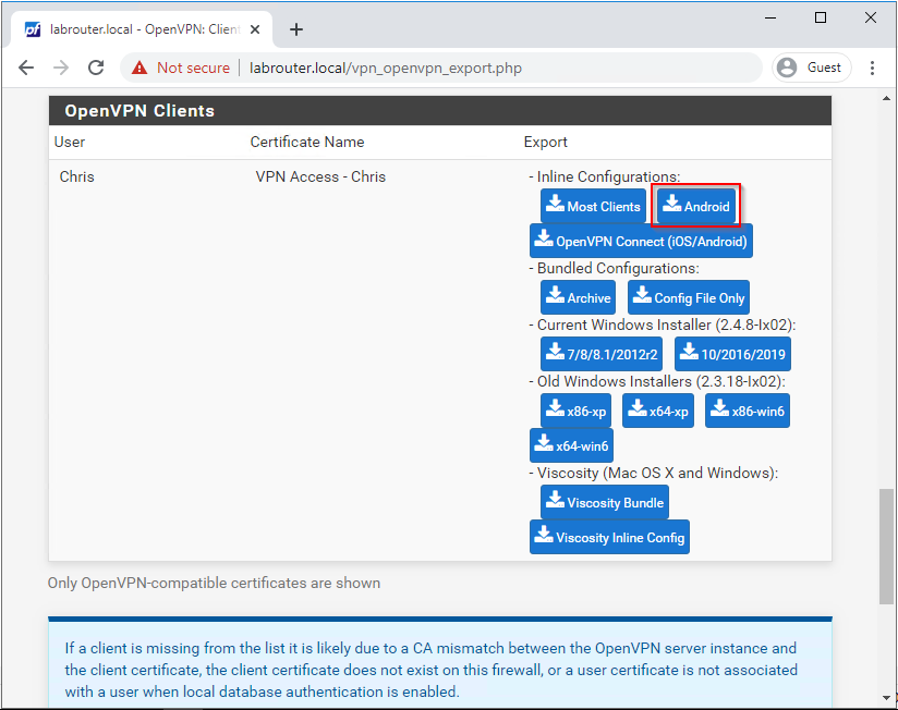 viscosity vpn download