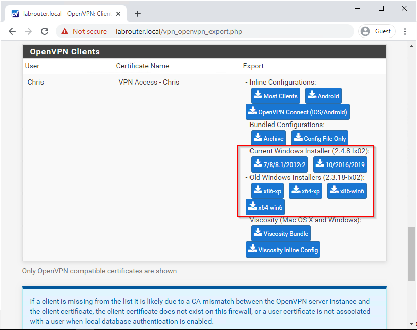 download openvpn mac client utility