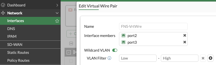 Create Virtual Wire