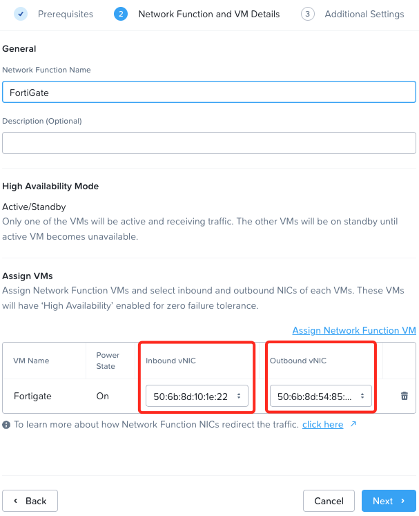 Create Network Function 1