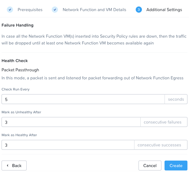 Create Network Function 2
