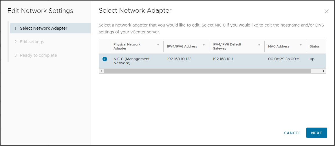 VCSA Config 2