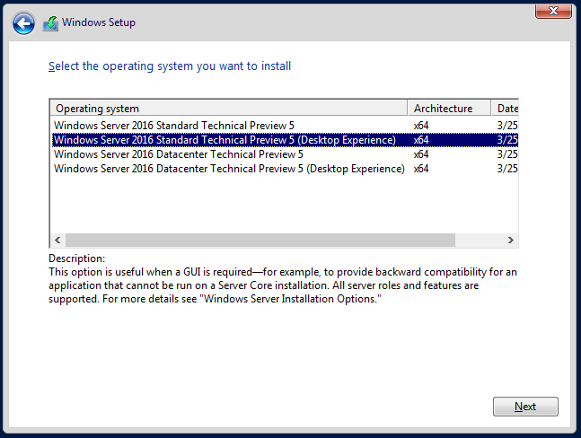 2016 TP5 Which Install