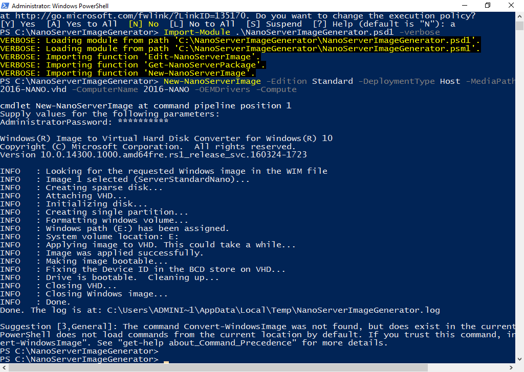 Powershell Output