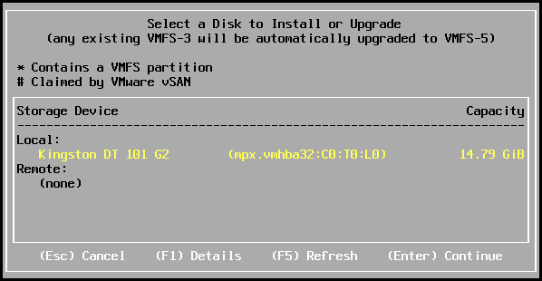 Install on USB